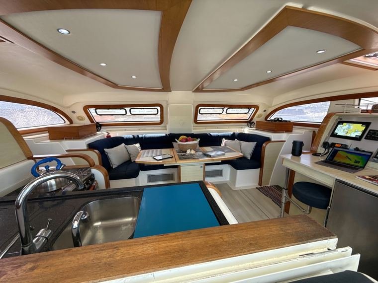 Saloon and galley